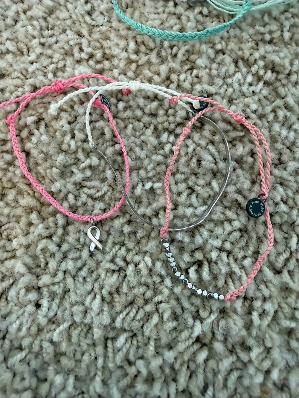 Pura Vida Pink Beaded Bracelet Set